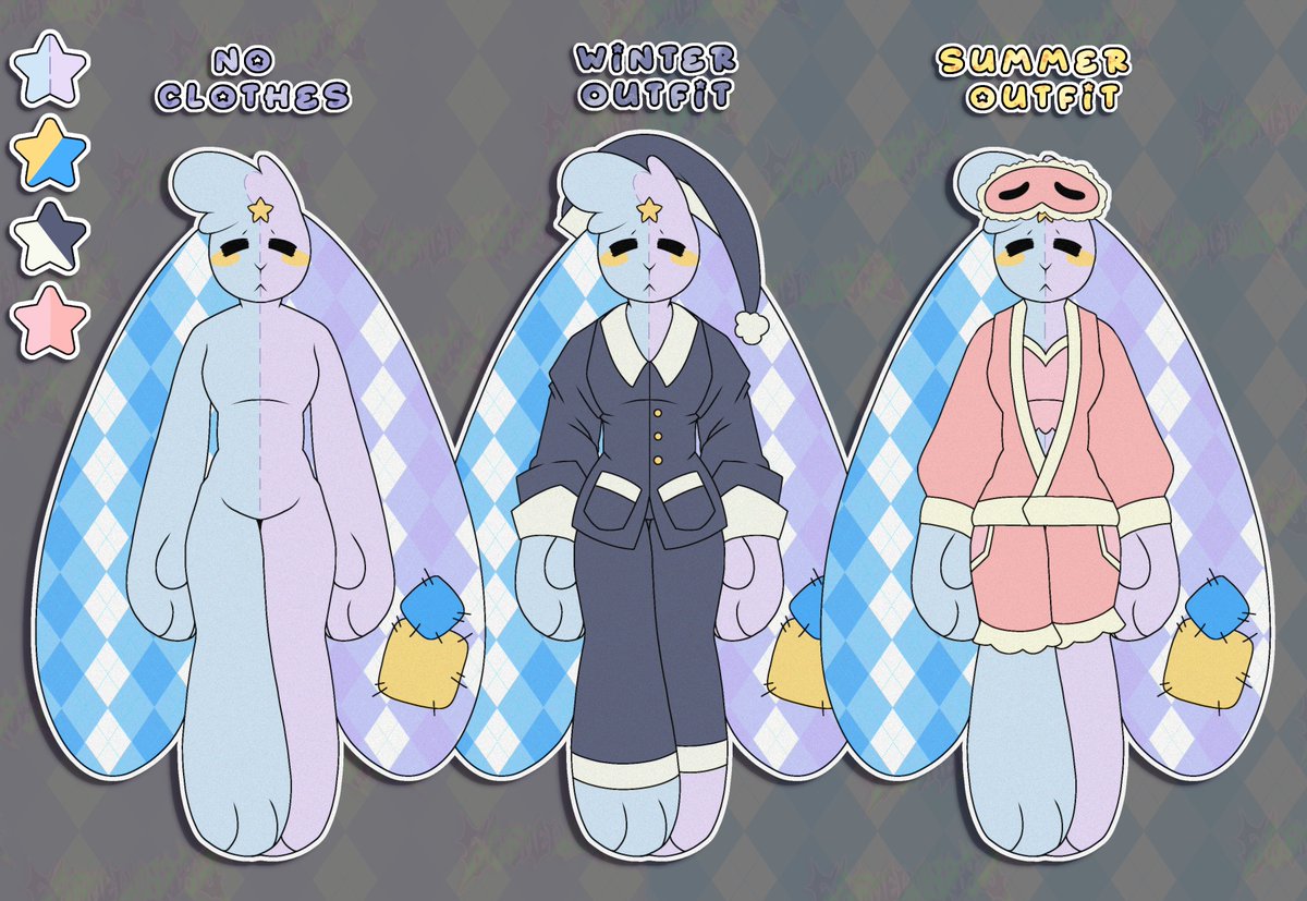 666melvin666's tweet image. Sweet Dreams ref with different types of outfits for the different seasons ;) 

#welcomhomeoc #puppetoc