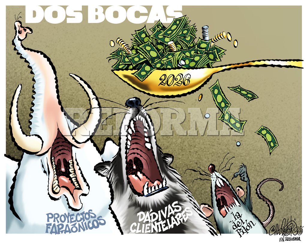 ClaudioXGG's tweet photo. La combinación de corrupción (Segalmex, Alimentos del Bienestar, huachicol fiscal, La Barredora…) y derroche (Dos Bocas, AIFA, Tren Maya, Mexicana, PEMEX, CFE…), no tiene parangón. 

EL DE MORENA ES EL GOBIERNO MÁS CORRUPTO, DERROCHADOR e INEPTO DE LA HISTORIA. https://t.co/e7UkyZrOih