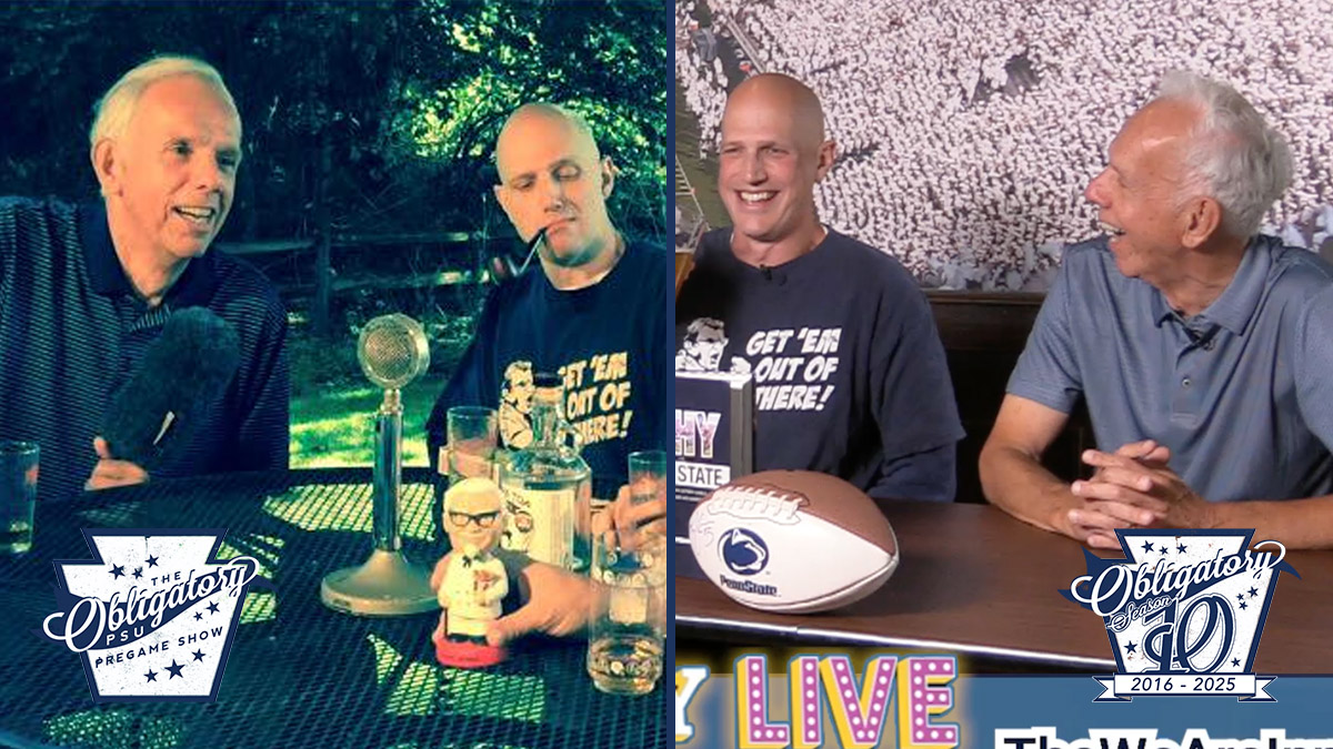 Chris Buchignani (@buchignani) on Twitter photo Have gotten some questions about my shirt on this week's <a href="/ObligatoryPSU/">Obligatory PSU Pregame Show</a> Pregame Show (another subtle nod to our first few shows of Season 1).
Sadly, this beauty dates back to <a href="/LaVarArrington/">LaVar Leap Arrington</a>'s OG online t-shirt shop & I can only wish you luck in tracking one down in the wild. Have gotten some questions about my shirt on this week's <a href="/ObligatoryPSU/">Obligatory PSU Pregame Show</a> Pregame Show (another subtle nod to our first few shows of Season 1).
Sadly, this beauty dates back to <a href="/LaVarArrington/">LaVar Leap Arrington</a>'s OG online t-shirt shop & I can only wish you luck in tracking one down in the wild.