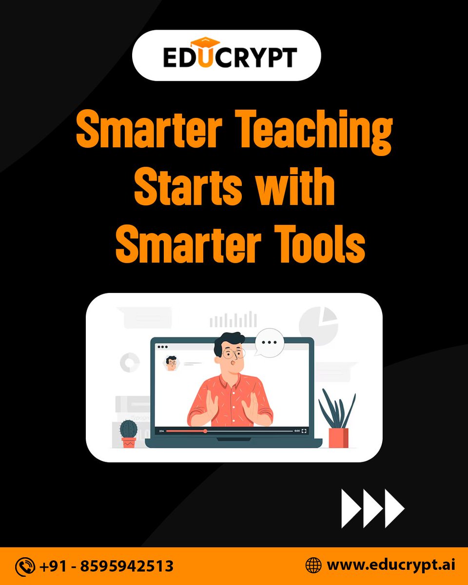 educrypt_ai's tweet image. Smarter teaching begins with the right tools.
Say goodbye to cluttered workflows - EduCrypt brings everything you need into one powerful platform. 
Get started Now- educrypt.ai
#SmarterTeaching #EduCrypt #TeachingTools #ClutterFreeClassroom #InnovativeEducation