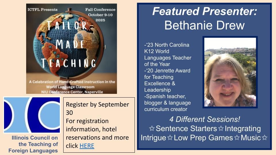 Don't miss joining us at ICTFL 25! Register by September 30! buff.ly/kQkb9yA