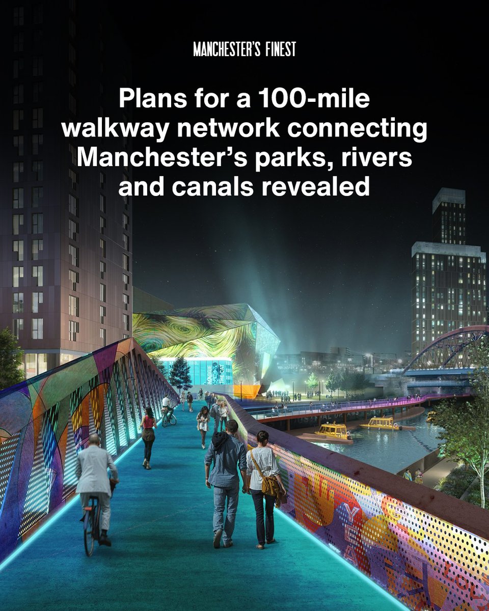 THE CYANLINES NETWORK IS SET TO LINK UP GREATER MANCHESTER’S BOROUGHS AND BRING COMMUNITIES CLOSER TO NATURE

Manchester City Council has revealed the first phase of a city-wide regeneration programme aiming to create more than 100 miles of interconnected ‘green and blue’