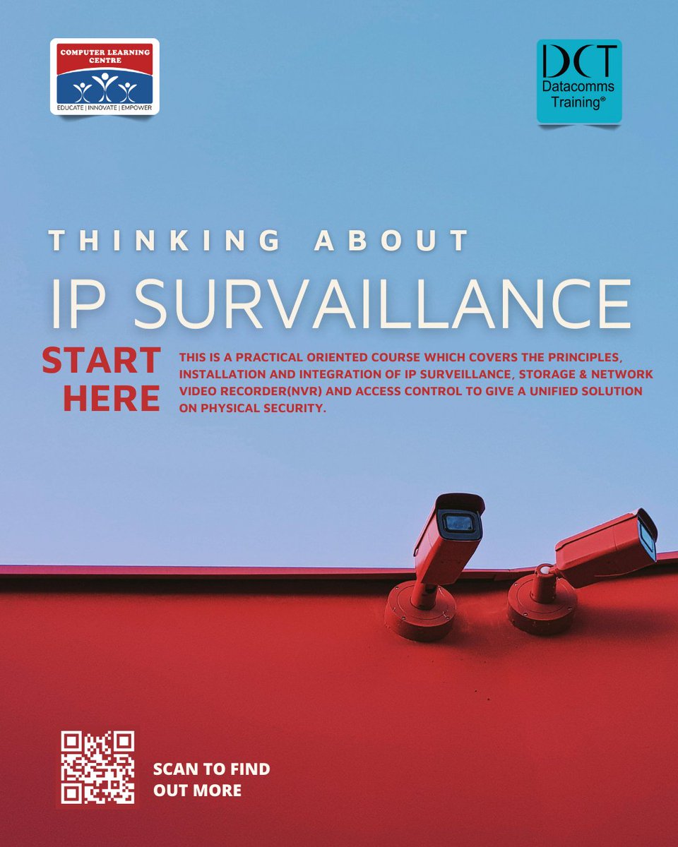 Computer Learning Center ( CLCTraining ) (@clc_training_) on Twitter photo Interested in IP Surveillance?
Kickstart your journey with the <a href="/Datacomms_/">Datacomms Training</a> IP Surveillance course. Gain hands-on skills as you build a strong foundation in physical security.
Enroll today!
🌐 shorturl.at/bhAcl
🔒 #dct #IPSurvaillance #survaillance #Training #CLCTraining © Interested in IP Surveillance?
Kickstart your journey with the <a href="/Datacomms_/">Datacomms Training</a> IP Surveillance course. Gain hands-on skills as you build a strong foundation in physical security.
Enroll today!
🌐 shorturl.at/bhAcl
🔒 #dct #IPSurvaillance #survaillance #Training #CLCTraining ©