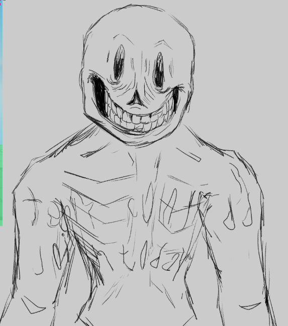 warmup sketch + i never drew Forsaken C00lkidd so