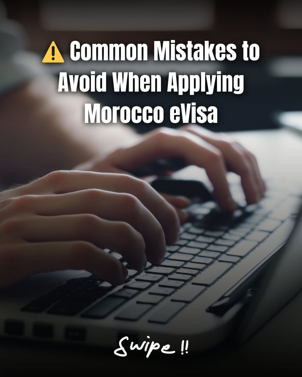 Magic_Morocco_'s tweet photo. Here are the top 3 mistakes to avoid when applying for Morocco eVisa:
1️⃣ Submitting the wrong documents
2️⃣ Waiting until the last minute
3️⃣ Entering incorrect passport or travel details

Apply early, double-check your info.

👉 Apply for your Morocco eVisa now – Link in bio https://t.co/9exmTw5R0k