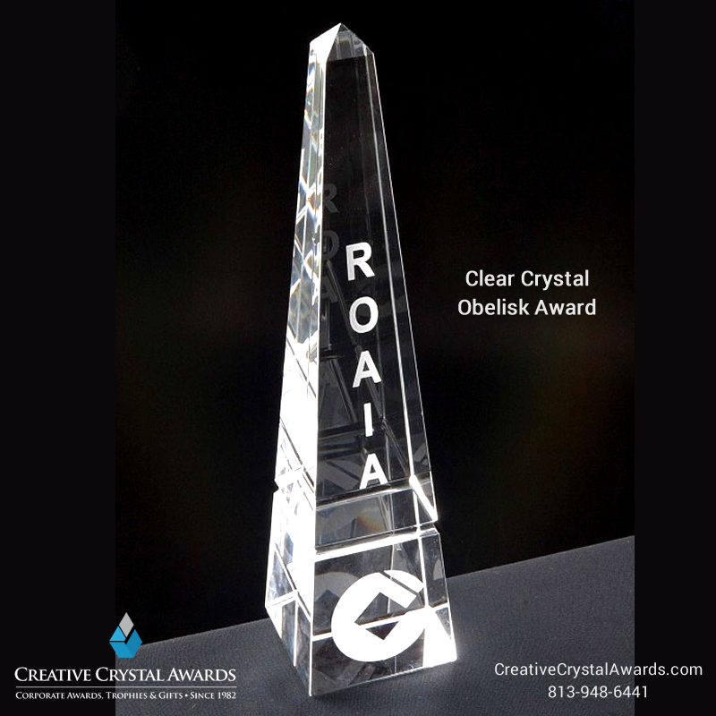 If you are planning to recognize employees with simple yet elegant #corporateaward, then this clear crystal #obelisk tower #award will be a great choice. creativecrystalawards.com/product/crysta…

#obeliskaward #obelisktrophy #trophy #trophies #crystalartward #crystalawards #award #awards