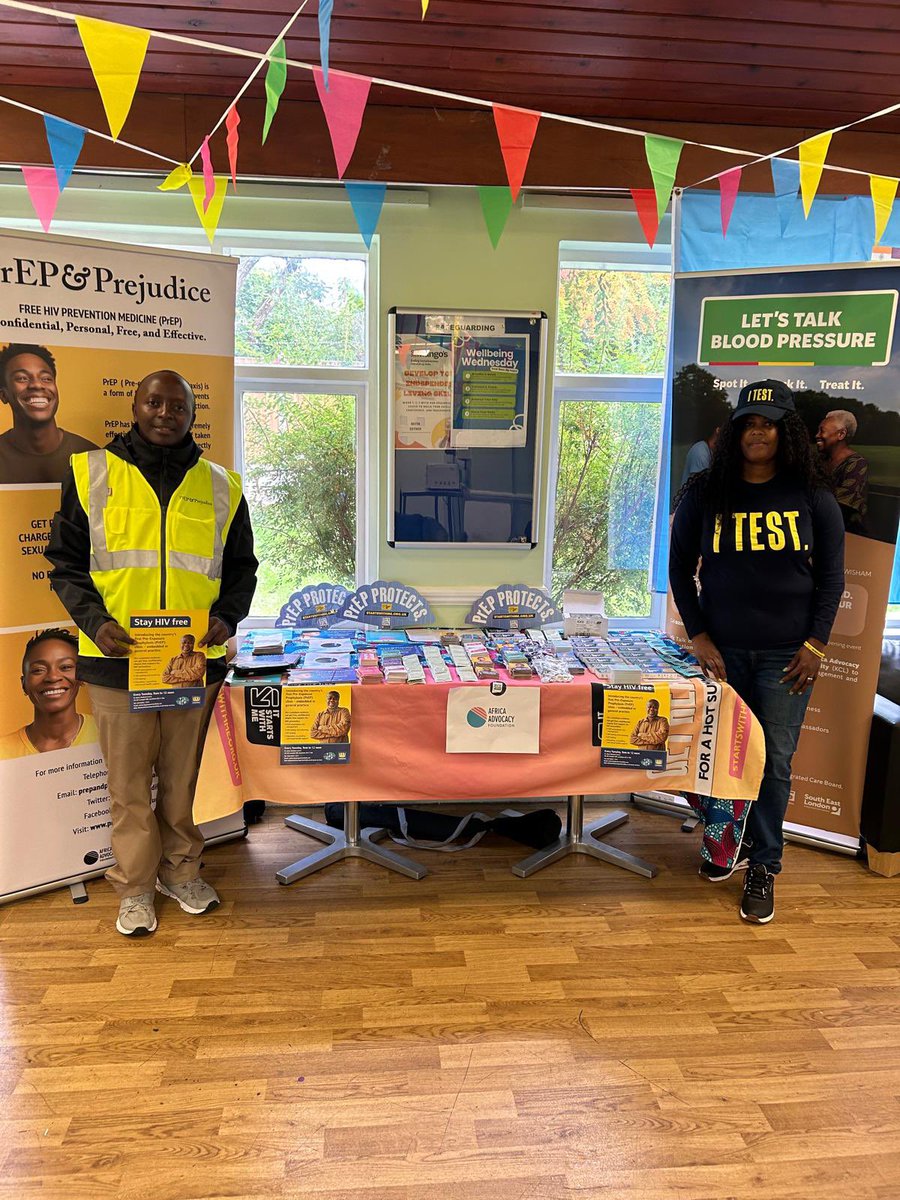africadvocacy's tweet photo. Day 3 of #SexualHealthWeek 🧡 Today our team are up at St Mungo’s, continuing our mission to empower communities with knowledge & access. We are offering on-site free and confidential HIV testing, quick PrEP referrals into clinics, and practical information on preventing & managing STIs. Early testing + prevention = healthier lives & stronger communities. 💪 #PrEP #HIVPrevention #SexualHealthWeek @prepnprejudice @africadvocacy @LewishamCouncil @NAT_AIDS_Trust @NHSuk @LewishamHCP