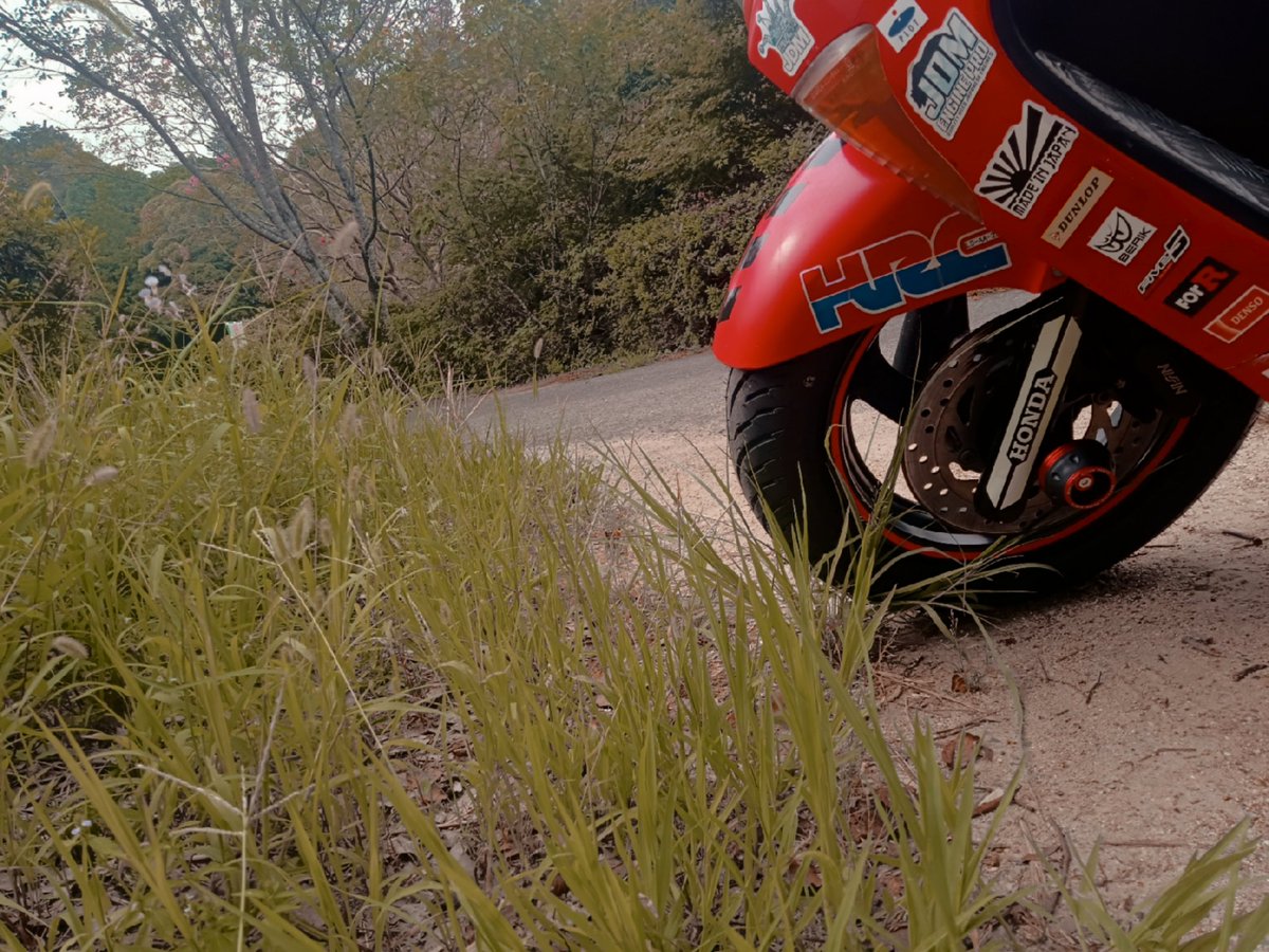 tinbrothers7484's tweet photo. 怖いとある神社付近で1枚撮影 #バイク #ソロツーリング #MF08 #自己満カスタム https://t.co/tsj6X4KXcb