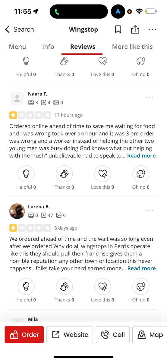 _veelicious_'s tweet photo. @wingstop Posting, yeah, customer service can’t reach out and make things right. There’s more bad review left after me SMH. @wingstop DO BETTER https://t.co/Ok8nfpOmPf
