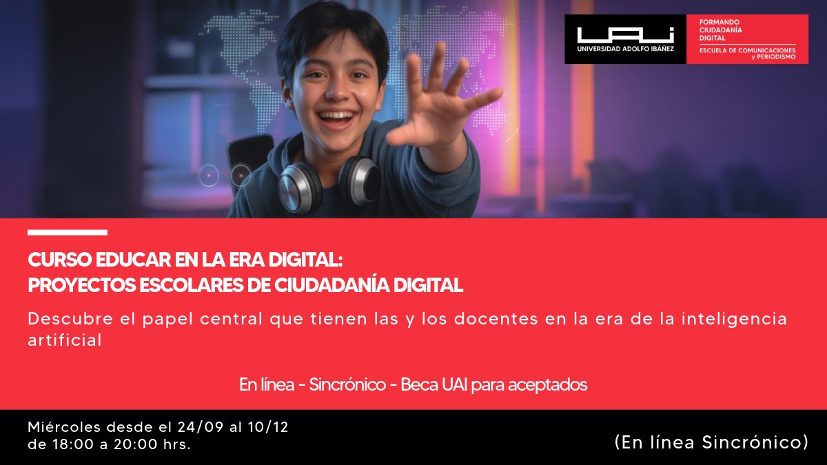 Ciudadanía Digital UAI - Chile tweet media