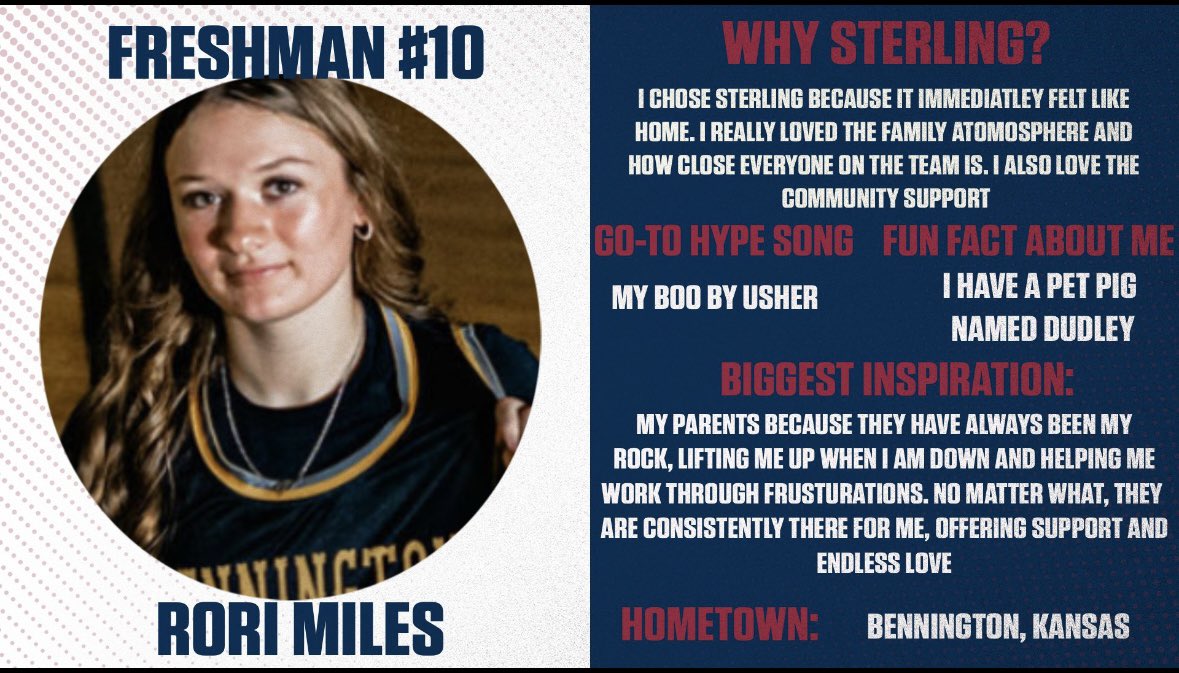 Meet Rori Miles! We are so excited you are here and with our Lady Warriors family!! #swordsup⚔️