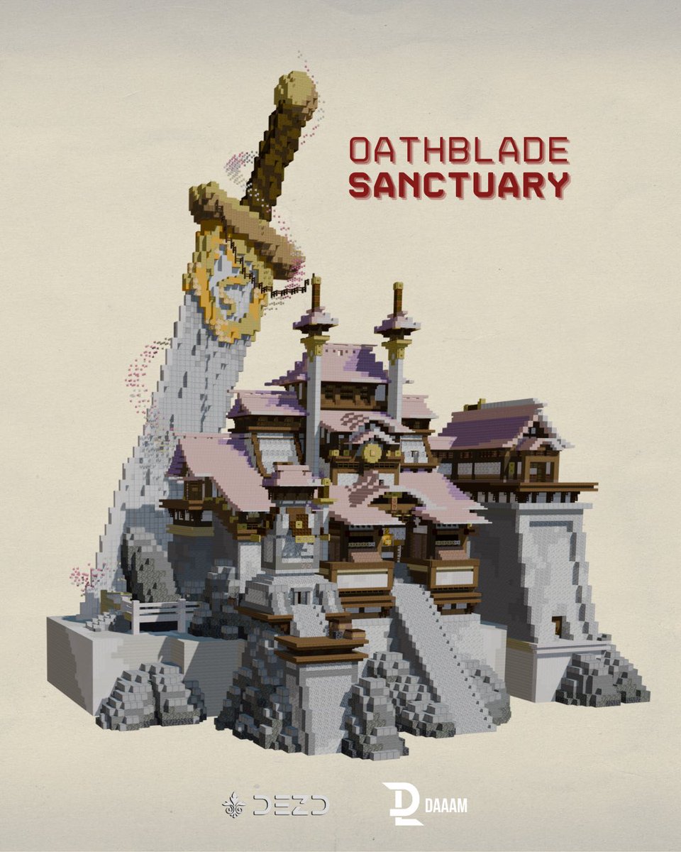 Oathblade Sanctuary 🗡️

Feat. <a href="/TheDaaam/">Daaam</a> 
#Minecraft #minecraft建築コミュ #Minecraftbuilds