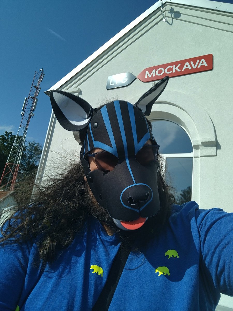 More #PupAllTheStations border station edition. And my 2nd station in Lithuania. This is time with the station name visible. <a href="/CondorBriarpup/">Condor Briarpup 🇬🇧</a>