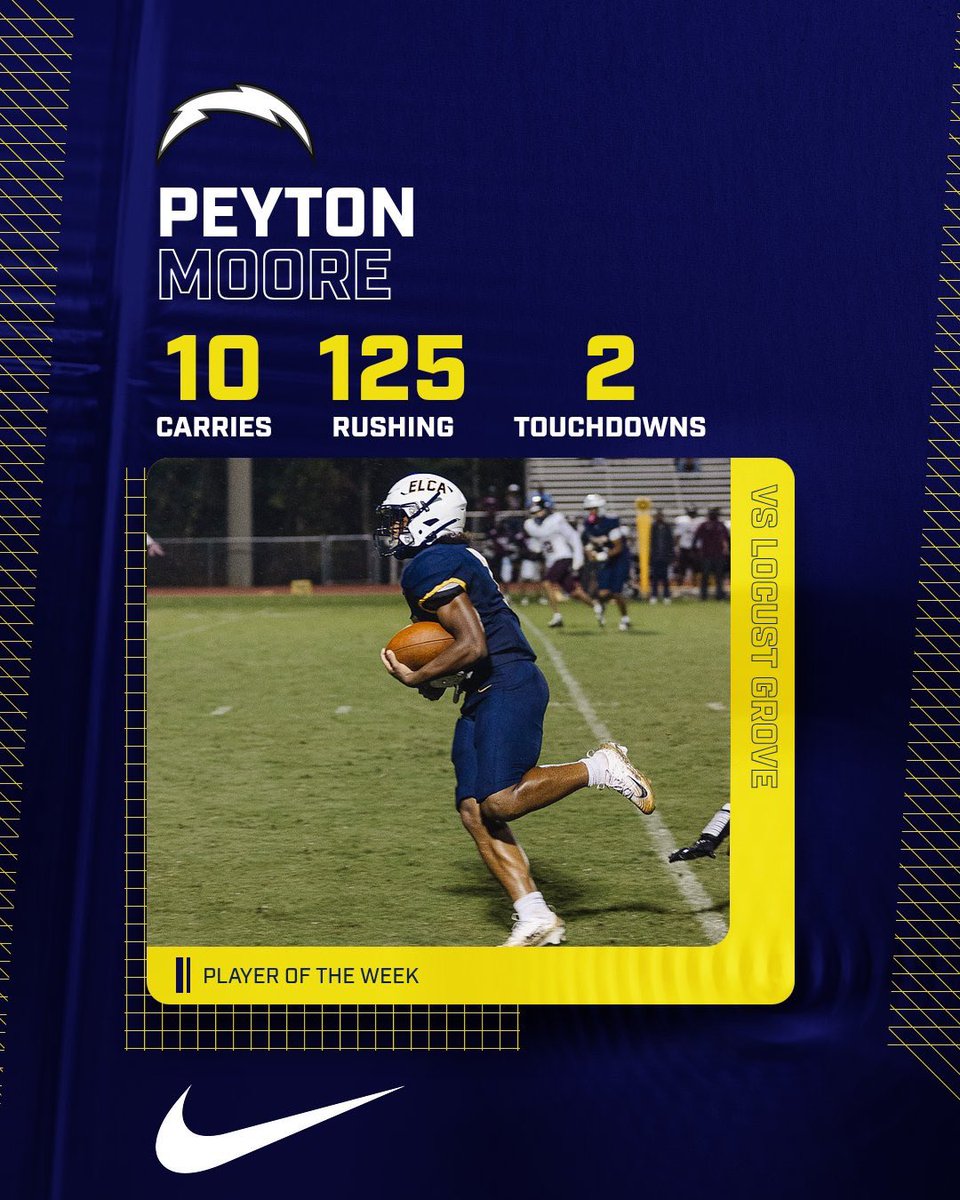 ELCAFootball's tweet photo. 𝐏𝐥𝐚𝐲𝐞𝐫𝐬 𝐨𝐟 𝐭𝐡𝐞 𝐖𝐞𝐞𝐤 - 𝐋𝐨𝐜𝐮𝐬𝐭 𝐆𝐫𝐨𝐯𝐞

𝐎𝐟𝐟𝐞𝐧𝐬𝐞: 𝐏𝐞𝐲𝐭𝐨𝐧 𝐌𝐨𝐨𝐫𝐞 𝐑𝐁
𝐃𝐞𝐟𝐞𝐧𝐬𝐞: 𝐑𝐮𝐬𝐡 𝐏𝐡𝐞𝐥𝐩𝐬 𝐎𝐋𝐁/𝐃𝐄 https://t.co/y1YcvfWIvK
