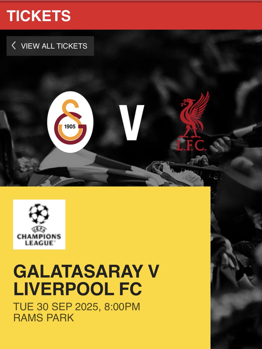 StEdwardsOB's tweet image. We have 4 x Galatasaray v Liverpool tickets available to purchase Tuesday 30th September - drop us a message