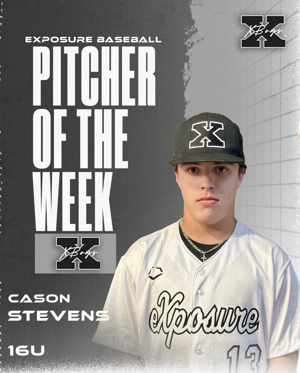 eXposureBB's tweet photo. Congrats to last week’s 16U Pitchers of the Week! #✖️boys https://t.co/xt5FwEl5Wa