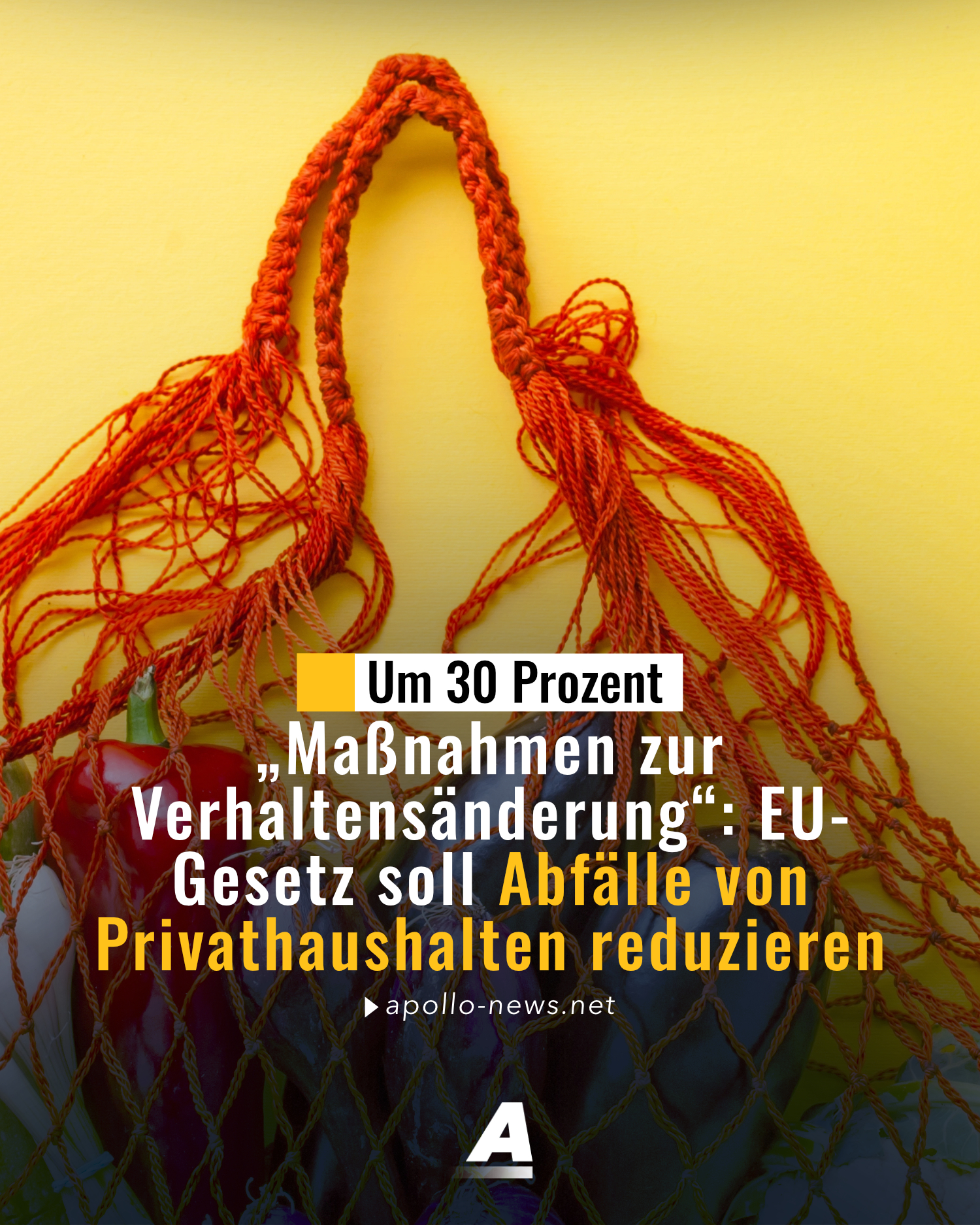 Die EU hat sich auf ein neues Gesetz geeinigt: Privathaushalte sollen ihren Lebensmittelabfall bis 2...