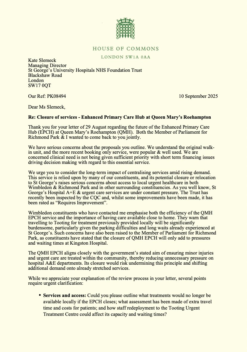 Paul Kohler🔶MP for Wimbledon tweet media