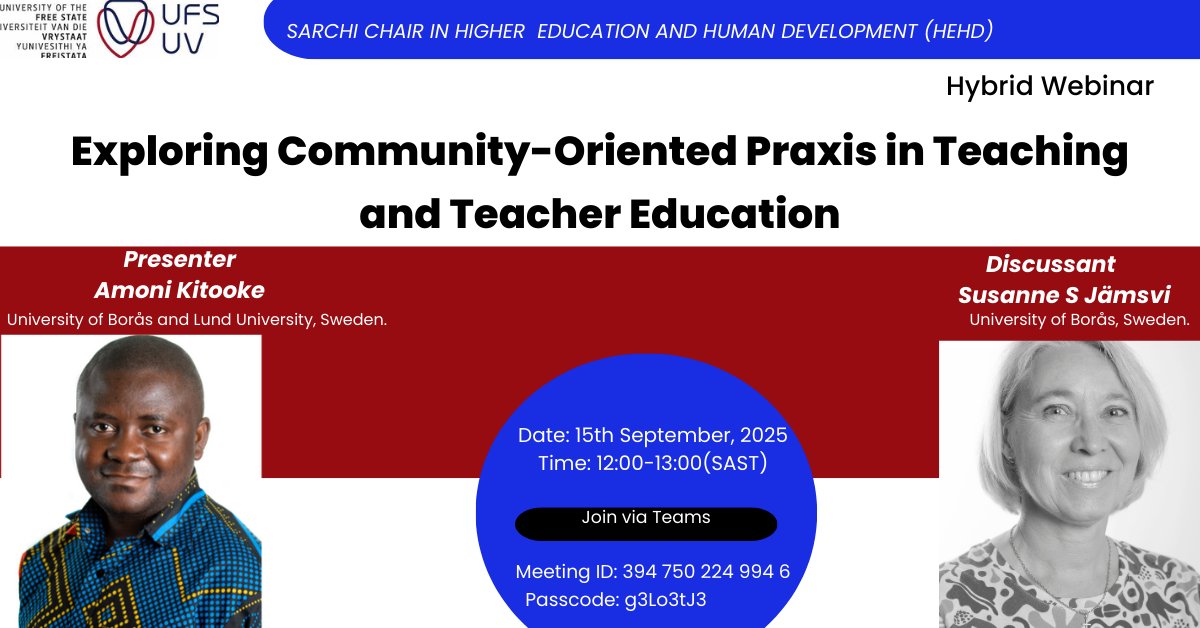 Webinar: Exploring Community-Oriented Praxis in Teaching and Teacher Education linkedin.com/pulse/webinar-…