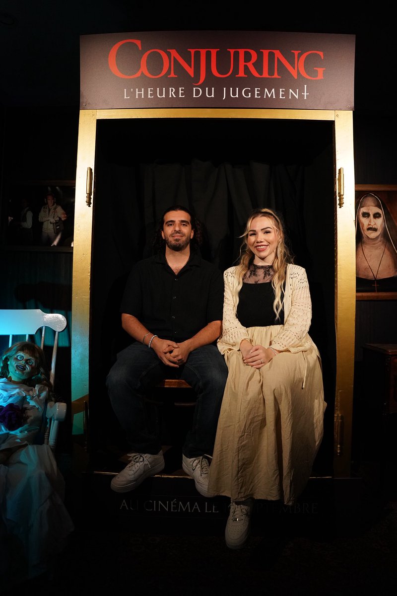 Besoin d’une petite dose de frisson et d’émotion ? Conjuring l’Heure du Jugement est actuellement au cinéma 👀 #ConjuringLastRites #Conjuring