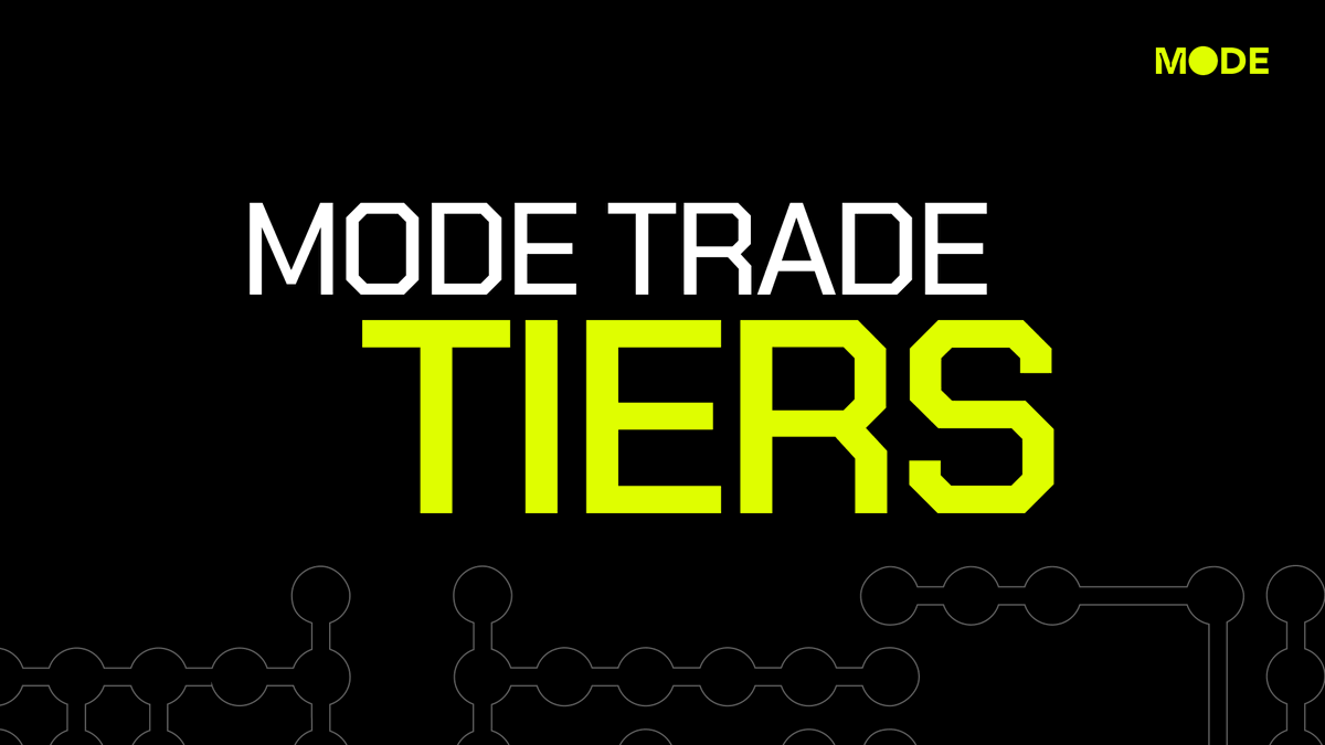 Stake Mode and trade with up to 0% fees on Mode Trade while earning 60% APY 🔥

Mode Trade Tiers reward both MODE stakers and active traders with lower fees.

Let’s break it down 🧵