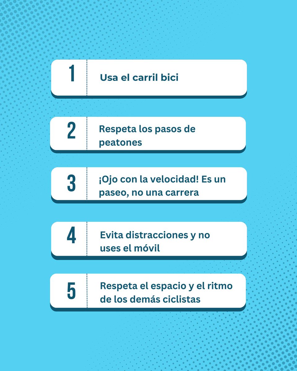 🚴‍♀️Moverse con #TUeBICI es una forma estupenda de recorrer #santander, pero no olvides seguir estas pautas para que tu paseo (y el de los demás) sea perfecto! 💫

 Entre todos hacemos Santander una ciudad más segura ❤️❤️

#ciclismoresponsable #santandersostenible