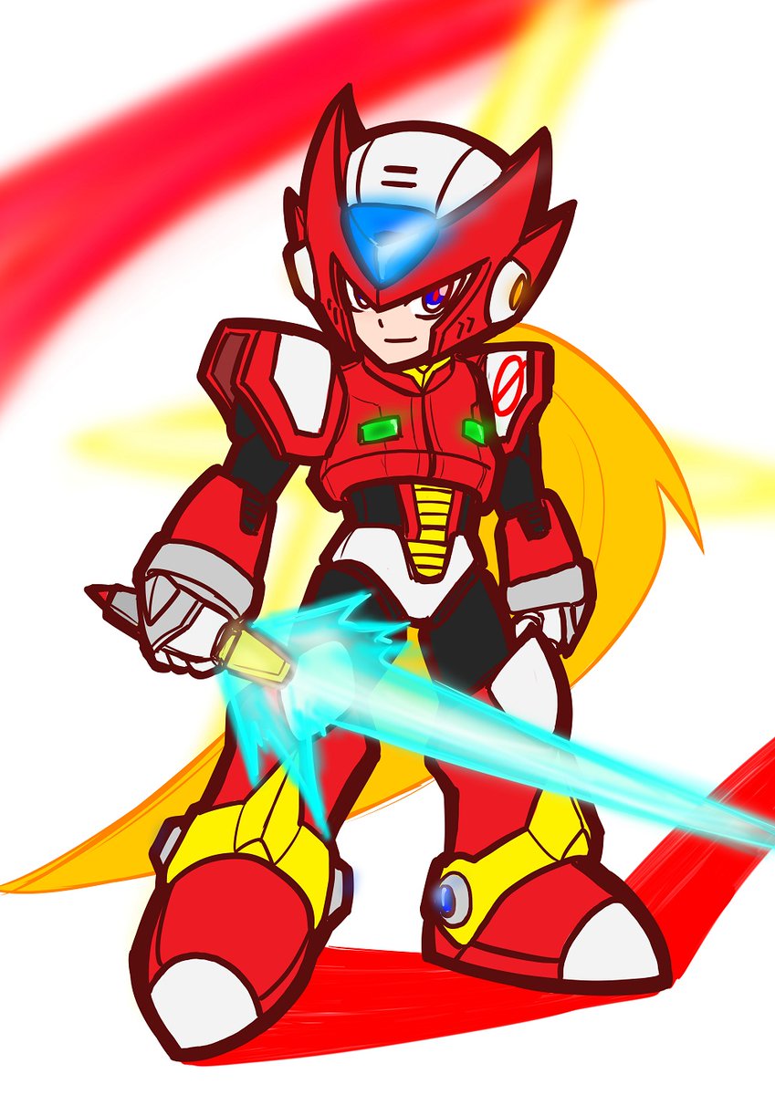 aoihito72's tweet image. 過去絵ゼロ
ロックマンXのゼロとロックマンゼロのゼロのハイブリット的な