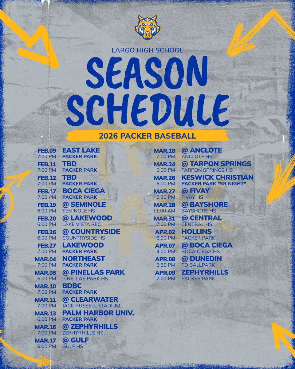 Look forward to seeing you this Spring at Packer Park! #thepack