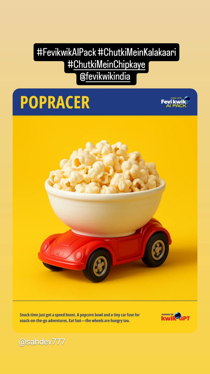 #FevikwikAIPack #ChutkiMeinKalakaari #ChutkiMeinChipkaye <a href="/Fevikwik_tweets/">Fevikwik</a>