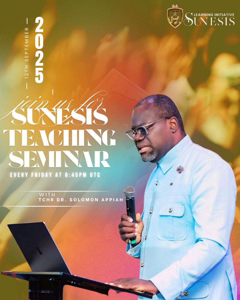 SunesisLearning's tweet image. 🗣𝐈𝐍𝐕𝐈𝐓𝐀𝐓𝐈𝐎𝐍 𝐓𝐎 𝐁𝐈𝐁𝐋𝐄 𝐓𝐄𝐀𝐂𝐇𝐈𝐍𝐆 𝐒𝐄𝐌𝐈𝐍𝐀𝐑

🗓 September 12, 2025 🇬🇭 6:45PM UTC  🇹🇹 2:45PM  

 🔗𝐑𝐄𝐆𝐈𝐒𝐓𝐄𝐑 𝐕𝐈𝐀 𝐓𝐄𝐋𝐄𝐆𝐑𝐀𝐌 - 𝐒𝐮𝐧𝐞𝐬𝐢𝐬 𝐍𝐚𝐭𝐢𝐨𝐧

Visit sunesislearninginitiative.com
#SunesisTeachingSeminar
#SunesisLearning
#Jesus