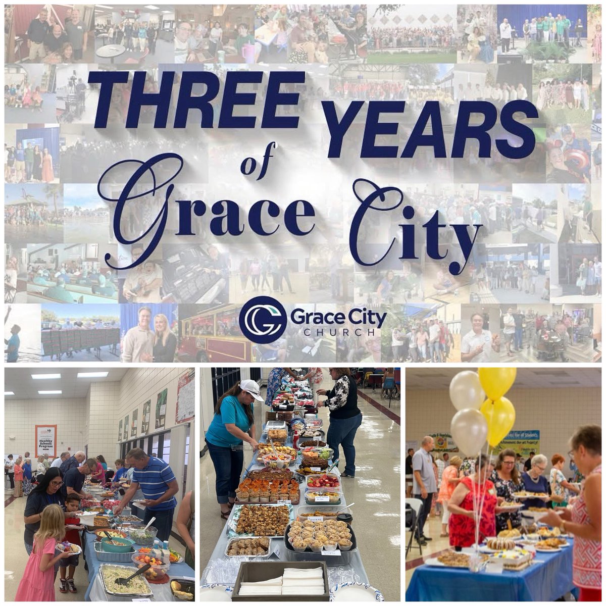 GraceCityChurc3's tweet image. “Biggest Brunch” in Tarpon Springs happening this Sunday at Grace City as we celebrate 3 years of ministry! Looking forward to seeing you there! #WelcomeHome #GCC #TarponSprings