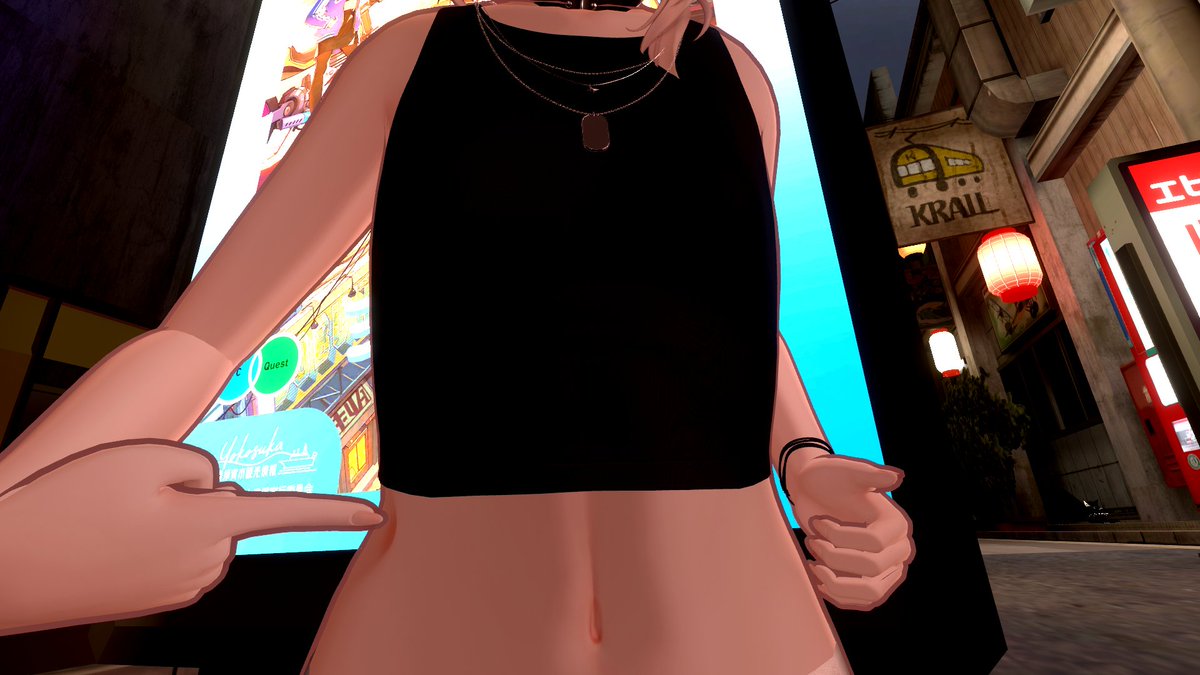 【もっちりシェーダー アップデート情報】
ver2.3.0にアップデートしました。
・対応アバター(りりか Ririka、真央 Mao)を追加。
・VRChat内でアバタースケールを変えてもシェーダーが動作するように変更。

⇐最大スケール     最小スケール⇒