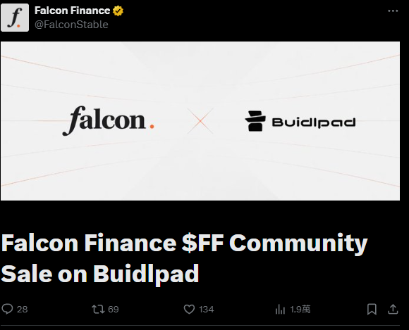 組了 LP 默默地挖 $USDF (<a href="/falconfinance/"></a> ) 好幾個月了
就在等DWF大哥來一發大的
之後要記得參加在 <a href="/buidlpad/">Buidlpad</a> 的預售
希望趕在那個季結束前有個好結果
#BUIDLPAD 
#FalconFinance