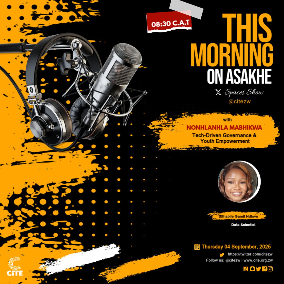 I featured on the #AsakheOnline Twitter Space by <a href="/citezw/">CITE</a> 
My Takeaways: 
🌍 Tech must serve rural lives 
👥 Rural voices must shape tech decisions
📡 Tech can connect us to the globe
💡 Fund community-driven innovations

🎧 Get full conversation: x.com/citezw/status/…