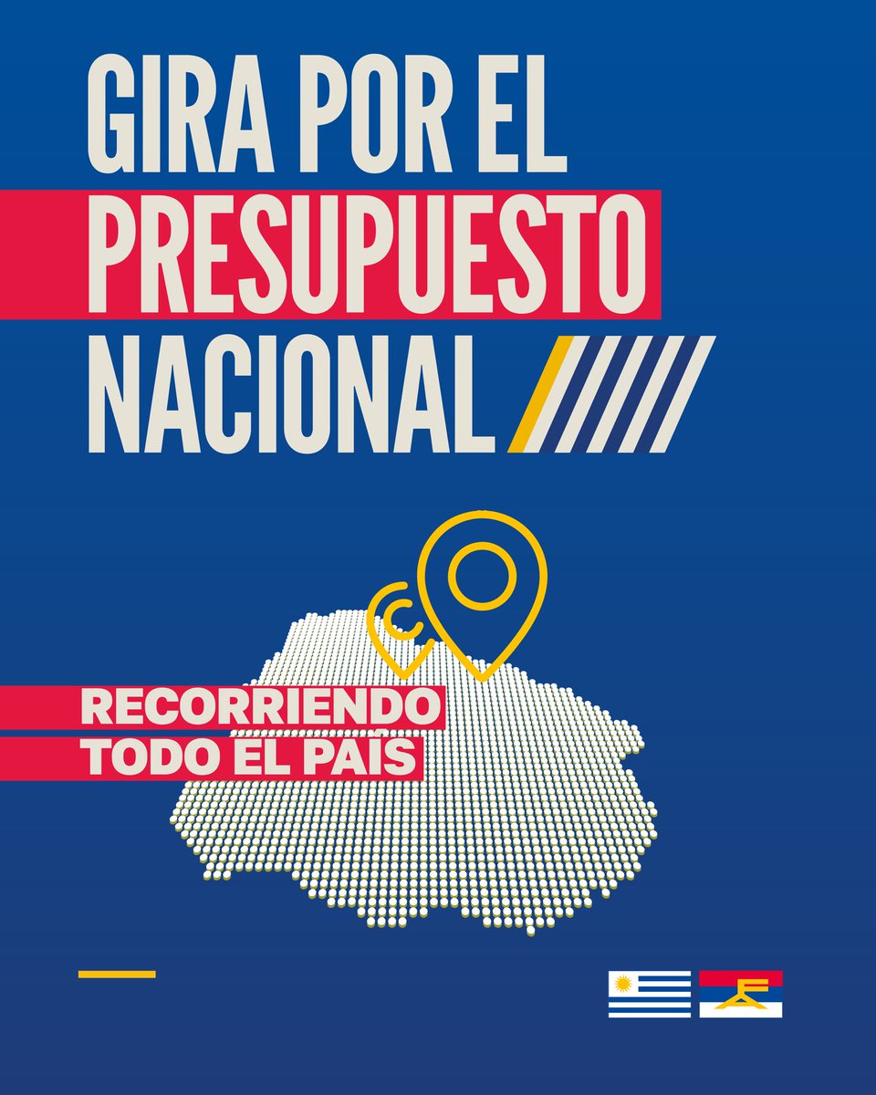 Uruguay tiene rumbo 🇺🇾
Presupuesto Para Cumplir

🤝 Queremos dialogar sobre las prioridades que construyen un Uruguay más justo, con más oportunidades y más futuro 
👉 Consultá el cronograma completo de actividades en el siguiente enlace y sumate a la conversación.

🔗 Consultá
