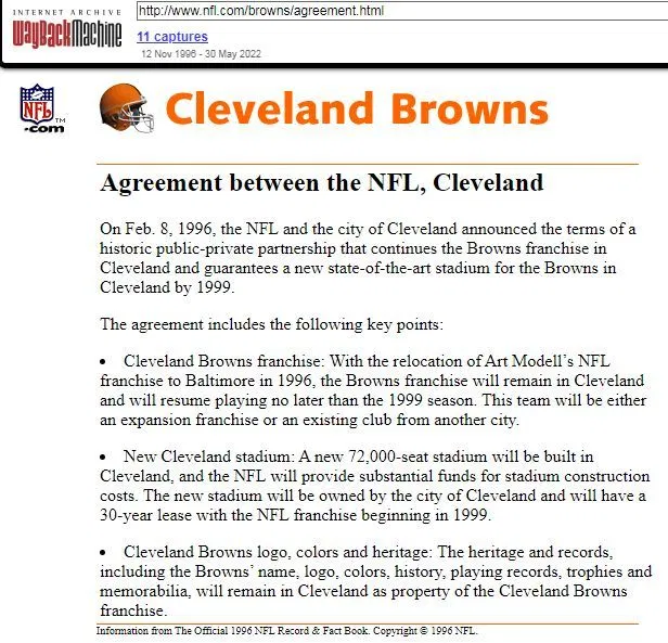 tha_buffalo's tweet photo. Ravens hosting their "30th year anniversary" vs the #Browns is the most blatant disrespect ever allowed in the NFL

-Stole our players, coaches, executives
-We had to fight for our name, history, &amp; colors

If this isn't bulletin board material for CLE, nothing can motivate them https://t.co/9rf1uSqS80