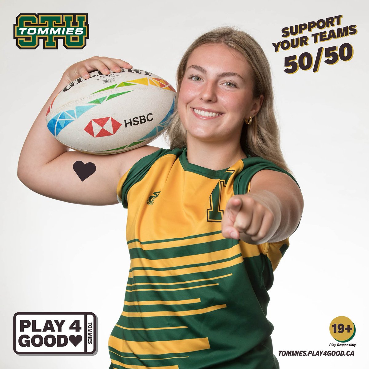Introducing your Tommies Play4Good 50/50 weekly fundraiser! 

Every ticket = stronger programs, better opportunities, brighter futures for Tommies athletes. 👉 tommies.play4good.ca — please play responsibly.

*Must be 19+ and in the province or a resident of NB to participate.