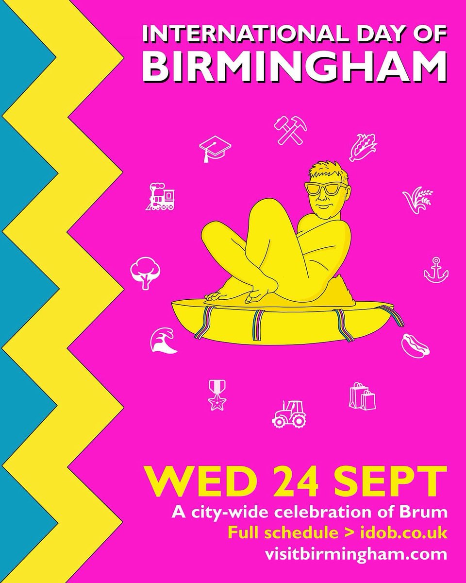INTERNATIONAL DAY OF BIRMINGHAM IS BACK
Mark the date in your diaries - 24 September! 
It's also not too late to join the fun so if you fancy being part of the fringe programme - check this out: lnkd.in/dXH9YYiC