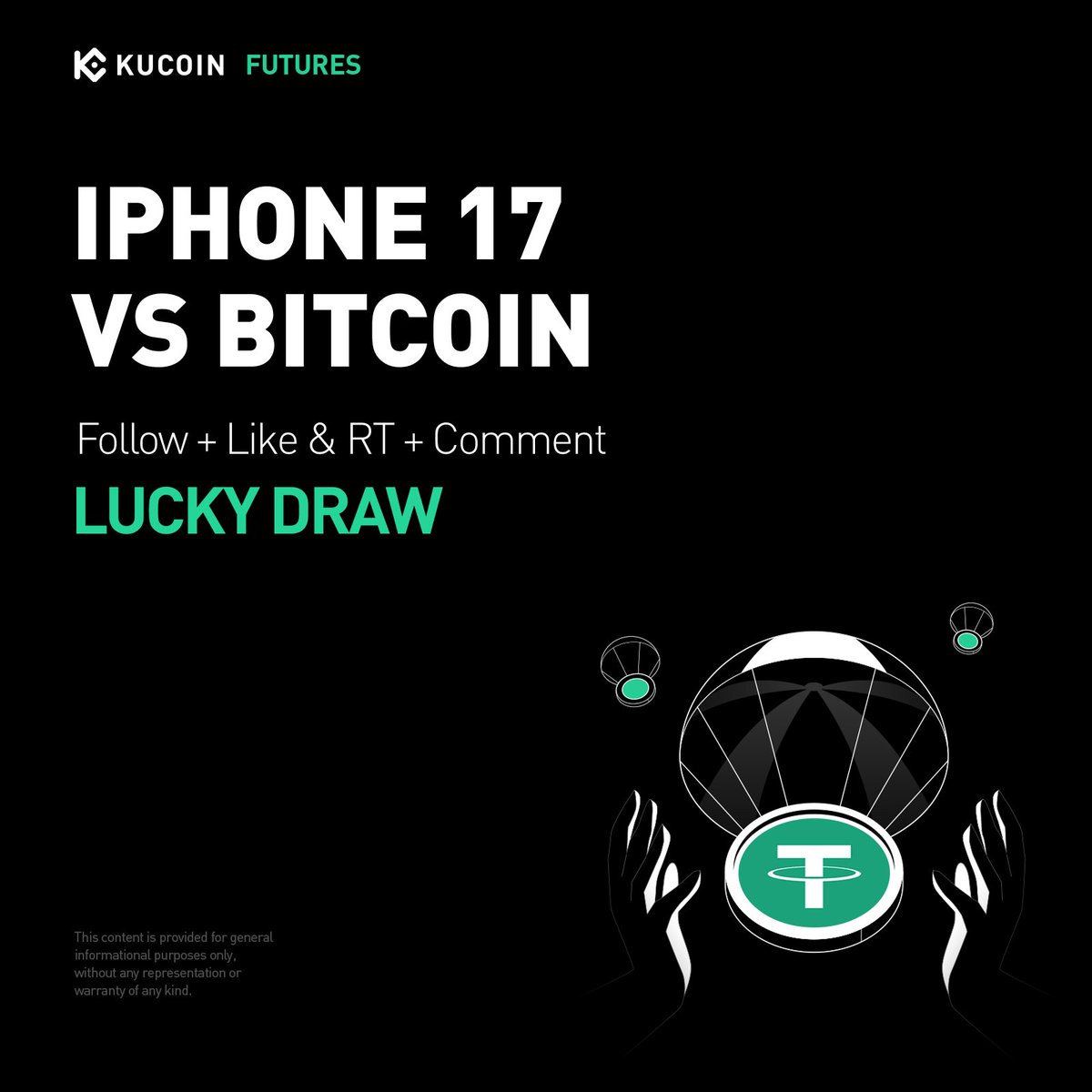 📱 If you had $1,400 today…
Would you buy the new iPhone 17 or stack more $BTC? 🤔

🎁 Lucky Draw: $10 * 17 users
How to join:
1️⃣ Follow <a href="/KuCoinFutures/">KuCoin Futures ⚡️</a>
2️⃣ Like + RT &amp; Tag 3 friends
3️⃣ Comment your choice: #iPhone17 or #BTC 

#iPhone17 #Bitcoin #BTC #LuckyDraw
