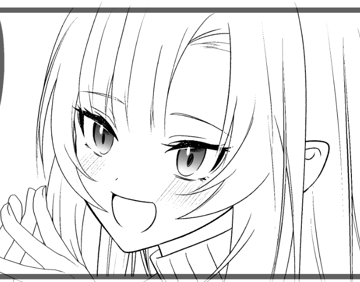 白黒でのWhiteCULちゃんの描き方定まってきたかも 