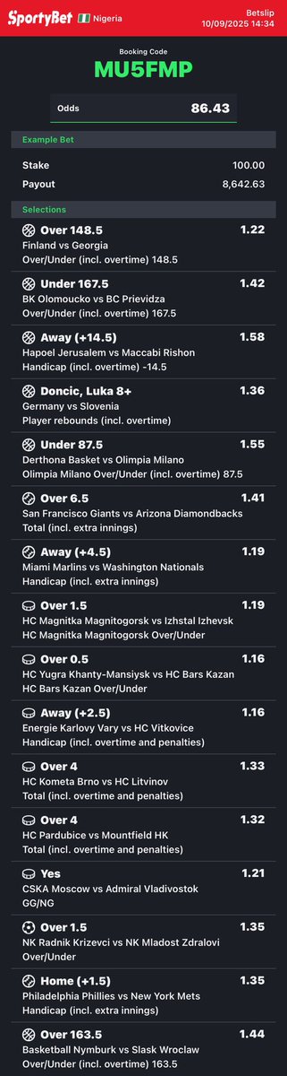 BIG ๐
ฐ๏ธ (@alex_vo) on Twitter photo MU5FMP - 86 odds
PF83TP - 10 odds โ๐ฝ
<a href="/_kennyblaze1391/">On God</a> <a href="/Jeff_A_A/">Jayy๐๐</a> <a href="/winwithjayjay/">JAY JAY ๐๐๐ฅ</a> <a href="/FGirlrita/">Fine_girlrita</a> <a href="/sportingking365/">Sporting King</a> <a href="/Sambetting_tips/">Sam Betting Family</a> <a href="/LouieDi13/">B I G L O U I E ๐ซต๐พ</a> MU5FMP - 86 odds
PF83TP - 10 odds โ๐ฝ
<a href="/_kennyblaze1391/">On God</a> <a href="/Jeff_A_A/">Jayy๐๐</a> <a href="/winwithjayjay/">JAY JAY ๐๐๐ฅ</a> <a href="/FGirlrita/">Fine_girlrita</a> <a href="/sportingking365/">Sporting King</a> <a href="/Sambetting_tips/">Sam Betting Family</a> <a href="/LouieDi13/">B I G L O U I E ๐ซต๐พ</a>