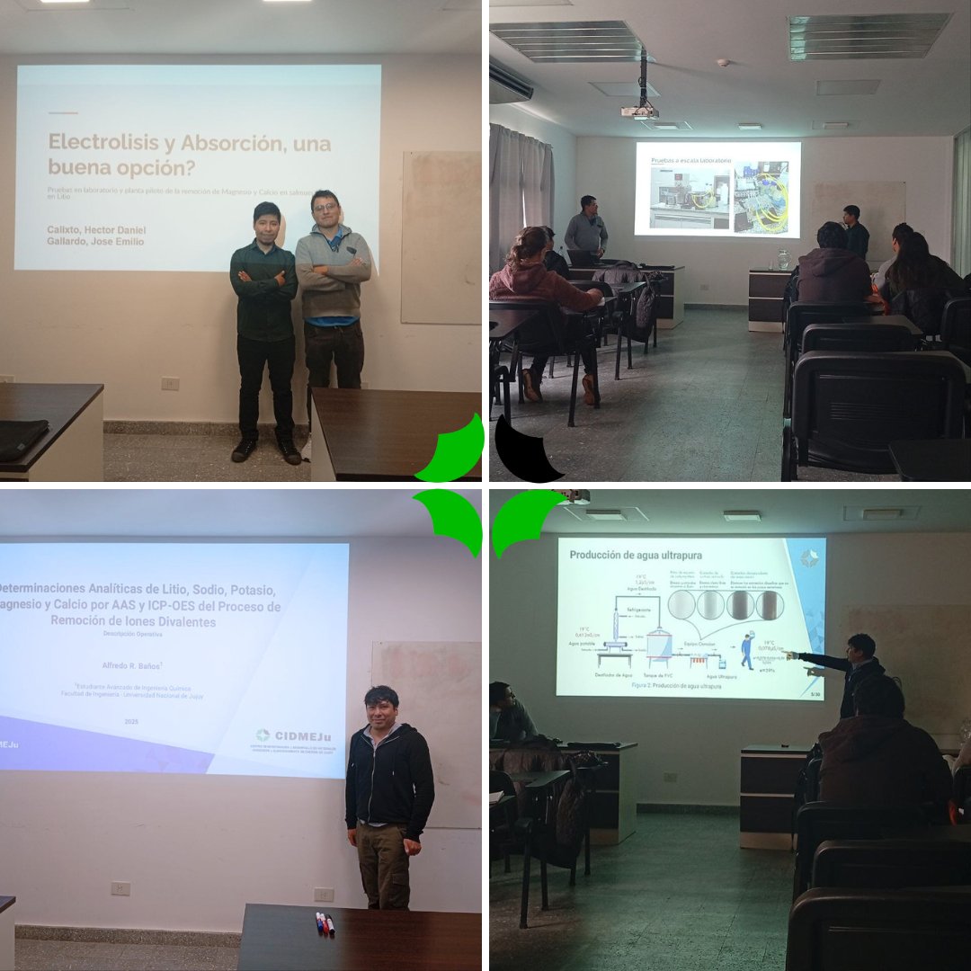 El pasado viernes 5 de septiembre los estudiantes de la FI-UNJu, Emilio Gallardo , Alfredo Barros y Héctor Calixto, presentaron los resultados obtenidos durante su paso por el #CIDMEJu.
¡Felicidades por el excelente trabajo realizado!