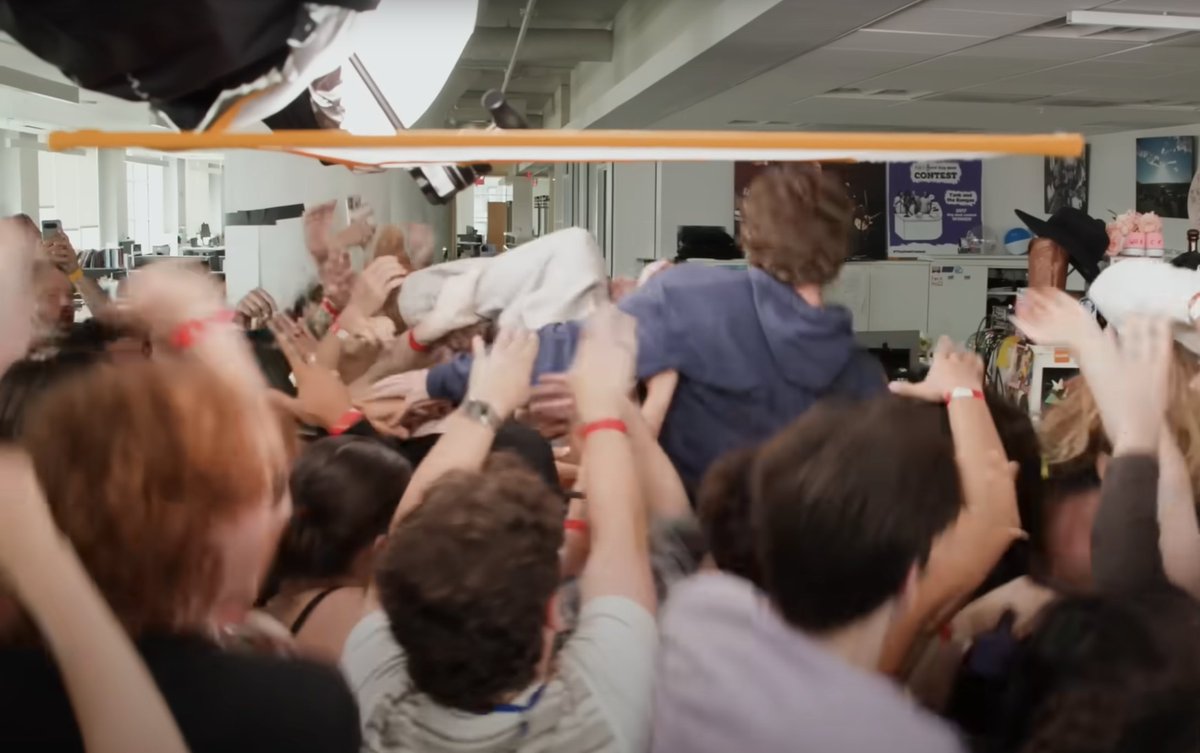 TURNSTILE started a moshpit and crowdsurfed during their absolutely epic NPR Tiny Desk Concert → cons.lv/W9qolh