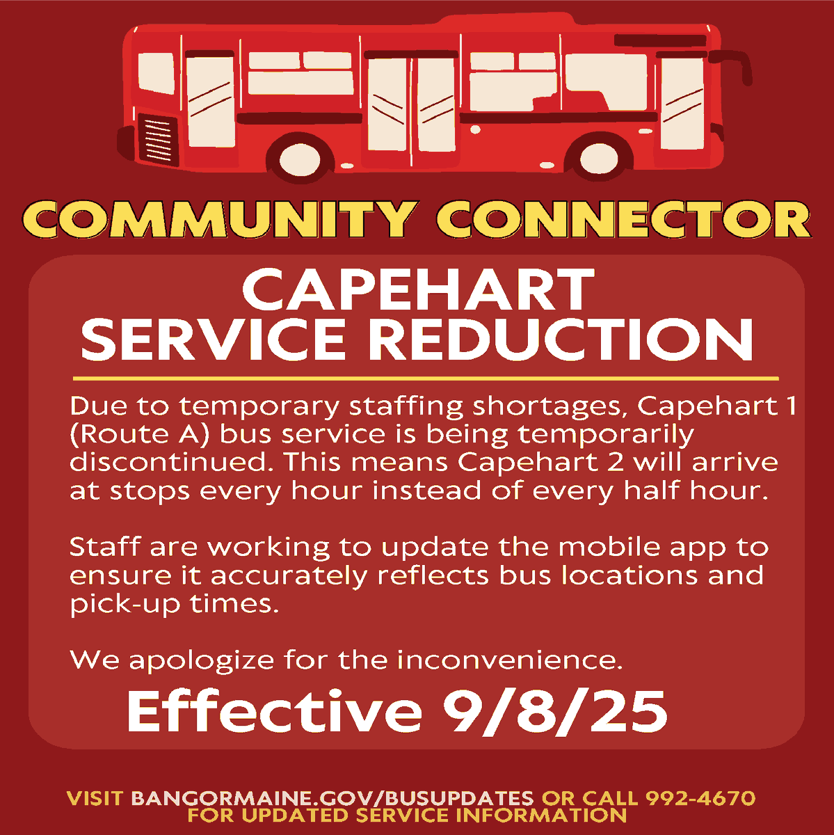 batcc's tweet image. 📢Community Connector Temporary Changes📢