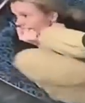 Apoclord's tweet photo. @fakedupworld @Thought8Virus @elonmusk Like I said, I'm not a medical expert, or a forensic analyst , but do you know what I did notice?  Was he stabbing her with the squib?  She clearly swapped her phone to her right hand but less than a second from when she was stabbed to the 2nd frame blood appears on her knee. https://t.co/pntw4dgLay