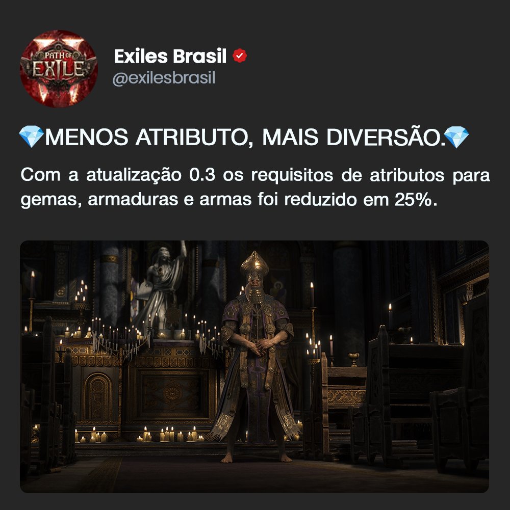 exilesbrasil's tweet photo. Agora sobrou flexibilidade pra testar aquela combinação que você sempre quis.⚔️
O que acharam dessa mudança?!
#pathofexile2 #poe2 #arpg #patch03 https://t.co/U1RXbk0uEO