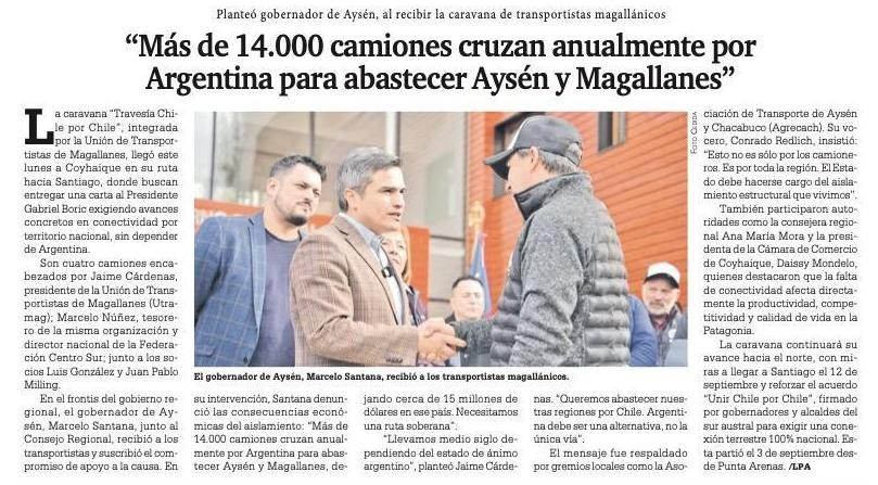 🚛 Más de 14.000 camiones cruzan cada año por Argentina para abastecer #Aysén y #Magallanes.
La dependencia logística refleja la urgencia de avanzar en soberanía territorial y conectividad propia para el sur de Chile. 🇨🇱 #PymesRegionales