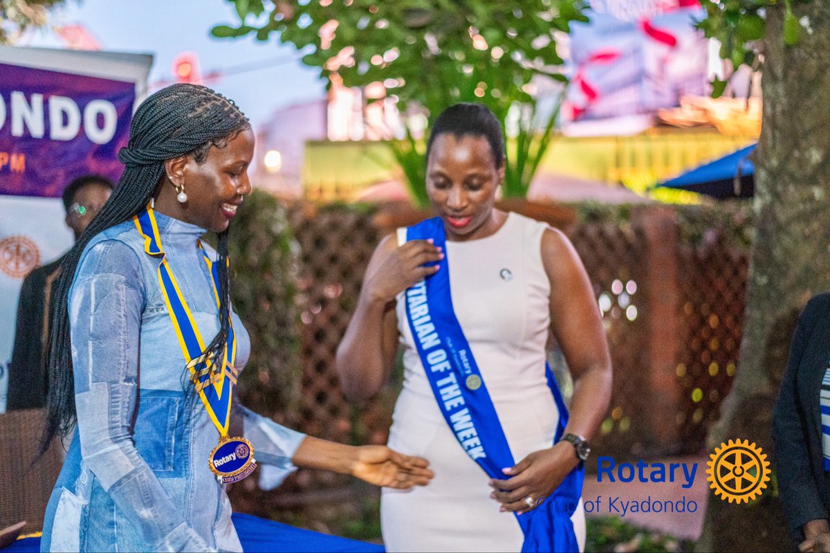 Cheers to Our Rotarian of the Week! 🙌
Rotary is about action, and Rtn Sandra Kyaligonza has truly embodied that spirit. Congratulations and thank you for your commitment to making a difference. 🎉