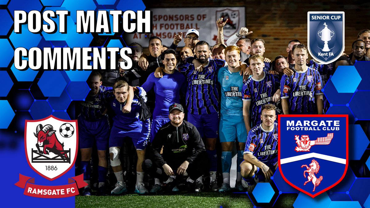 GATEtv 📺

Manager <a href="/BenGreenhalgh/">Ben Greenhalgh</a> says Tuesday nights win in the <a href="/GoCardless/">GoCardless</a> Kent Senior Cup against <a href="/RamsgateFC/">Ramsgate Football Club (C)!!</a> was for the fans. 

The Blues return home to HDP this Saturday against VCD Athletic. 

Full interview 👇

youtu.be/WlWHZFikN0s?si…