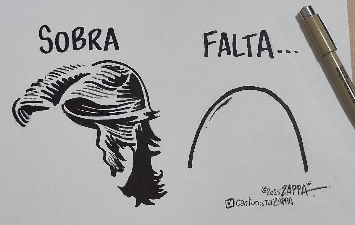 Zappa_Humor's tweet image. "Competência"
Charge do Instagram @CartunistaZappa
O que em sua opinião sobra em Fux e falta em Alexandre de Moraes , além de cabelo?